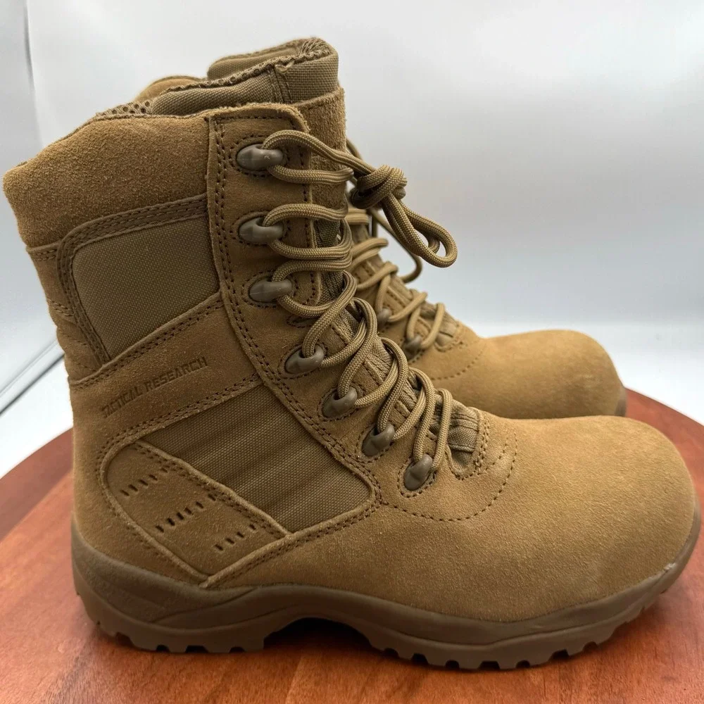 Belleville Guardian Tactical Research Comp Toe Leather Boots Mens 6 Wide TR536CT